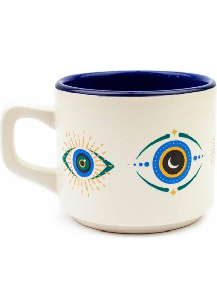 Tasarım Çakra Sarmal Tasarımlı Kupa - Hediye Seramik Kupa