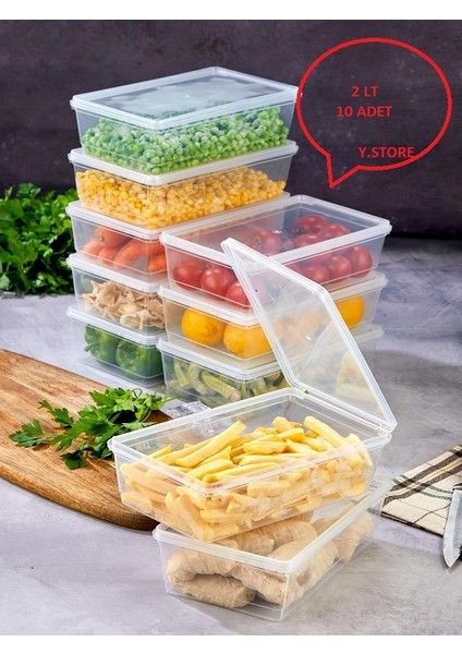 Saklama Kabı Buzluk İçin2 Lt (10 Adet)
