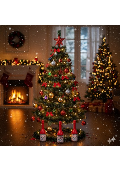 61 Parça Yeni Yıl Paketi – Çam Ağacı, LED Işık ve Yılbaşı Süsleri Seti fiyatları