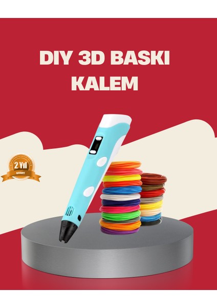 Çocuklar Için Güvenli 3D Yazıcı Kalem - M344B882-N56344