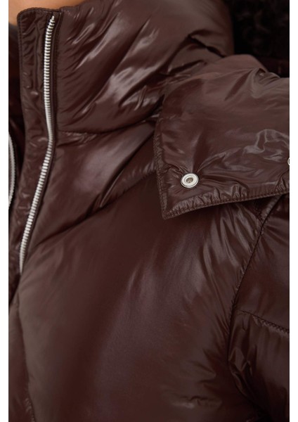 Su Geçirmez Regular Fit Kapüşonlu Mont F2823AX25WN indirimleri