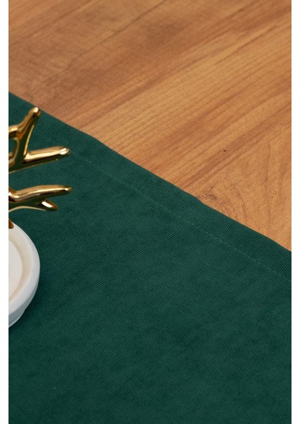 Doku | Kadife Dokulu Tatlı Yeşil Runner 135 x 40 fırsatları