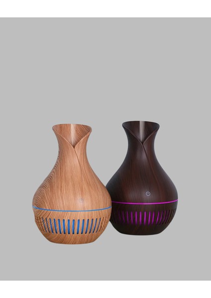 Ultrasonik Ahşap Desenli 130ML Aromaterapi Difüzör ve Hava Nemlendirici - N509J498-M90509 indirimleri