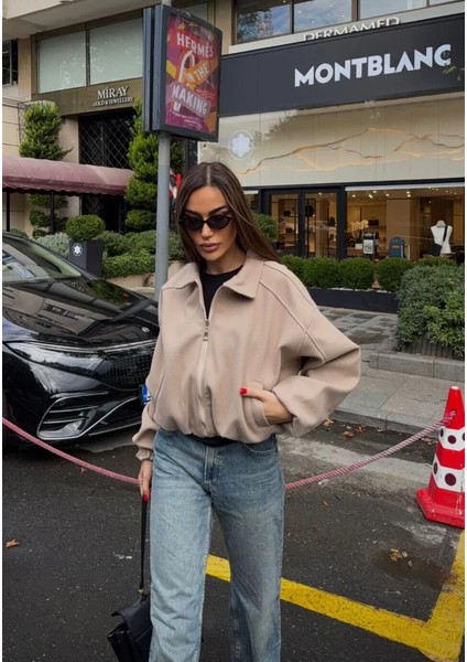 Kadın Kaşe Bomber Ceket fırsatları