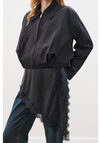 Dantel Şeritli Bel Aksesuar Siyah indirimleri