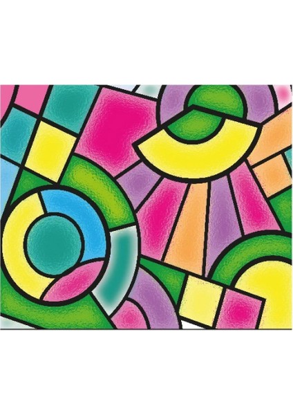 5001 Kumtoys Cam Vitray - Glass Painting - 1 Adet Stokta Olan Gönderilir fırsatları