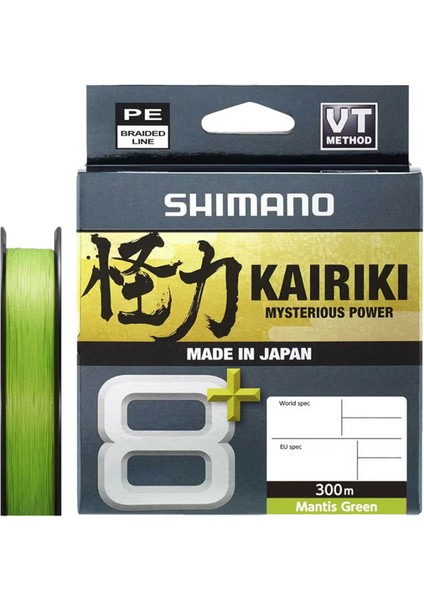 Kairiki 8+ 300 mt Mantis Green Ip Misina