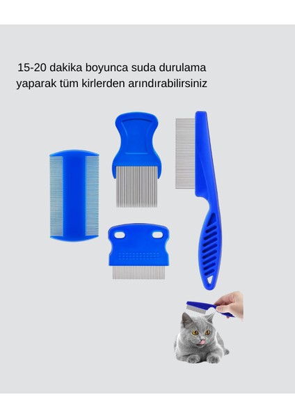 4’lü Kedi Köpek Tüy Temizleme Seti – Paslanmaz Çelikergonomik ve Uzun Ömür - T328G579-Z27 fırsatları