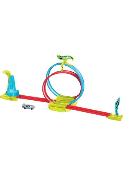 HPC05 Hot Wheels Neon Yarışlar Çifte Çemberde Yarış Seti fırsatları