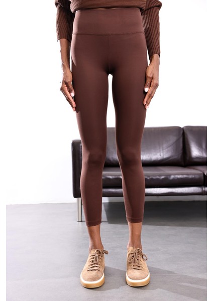 Kahverengi Comfortlux Yüksek Bel Tayt fırsatları