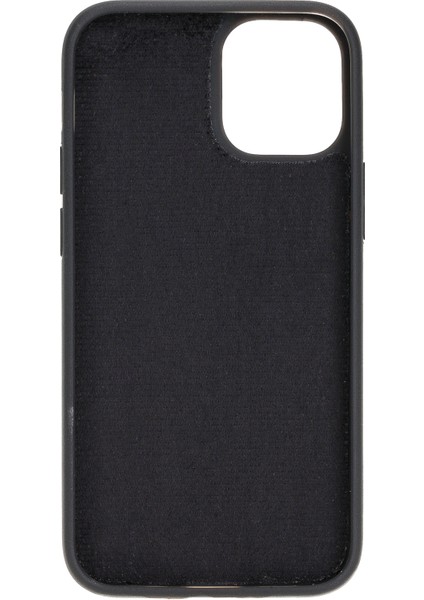 Apple iPhone 12 Mini Uyumlu Deri Arka Kapak Rst1 Siyah modelleri