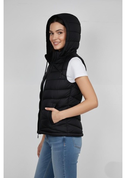 Kadın Kapüşonlu Spor Yelek 5002 BGL-ST04912 fiyatları