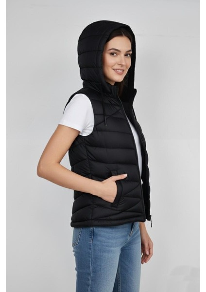 Kadın Kapüşonlu Spor Yelek 5002 BGL-ST04912 modelleri