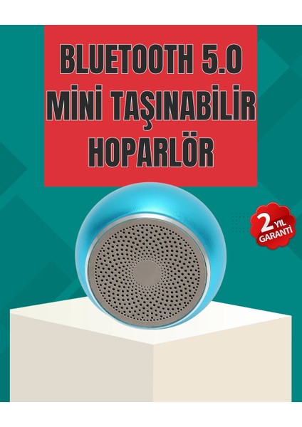 Taşınabilir Bluetooth Hoparlör | Eller Serbest Arama Özellikli