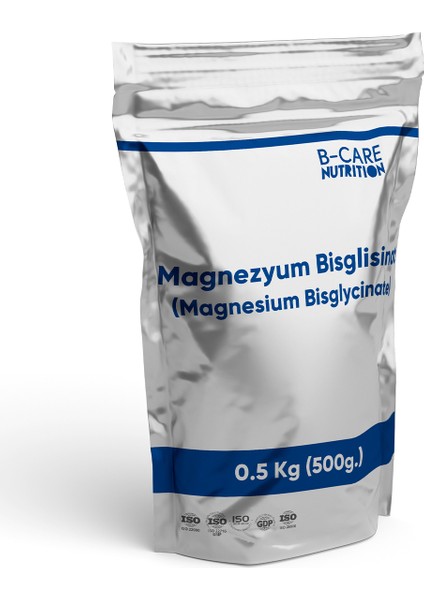 Magnezyum Bisglisinat (Magnesium Bisglycinate) 500G. (0.5kg) Toz Hammadde Katkısız – Aromasız – Yüksek Biyoyararlanımlı Magnezyum Kaynağı