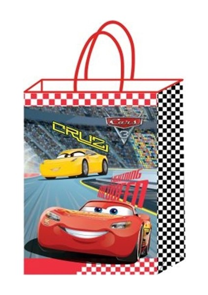 Cars Karton Poşet Saplı 18X24 - 5 Adet