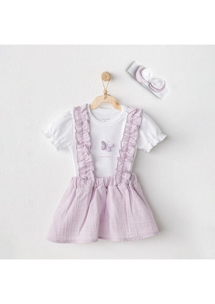 AC25577 Magical Butterfly 3lü Takım Lila
