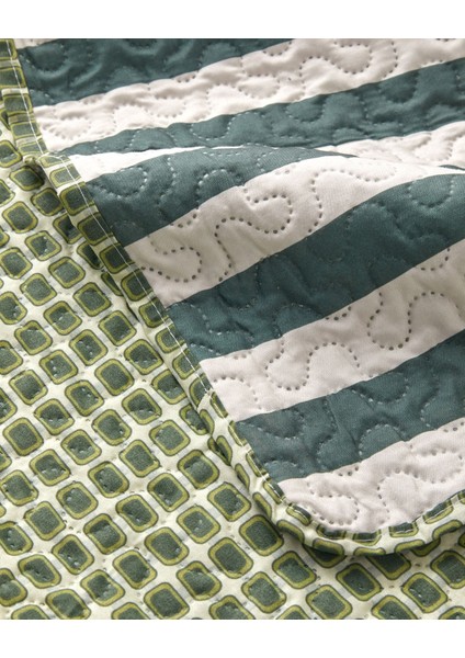 Strada Grid King Size Çok Amaçlı Örtü 220X240 cm Yeşil indirimleri