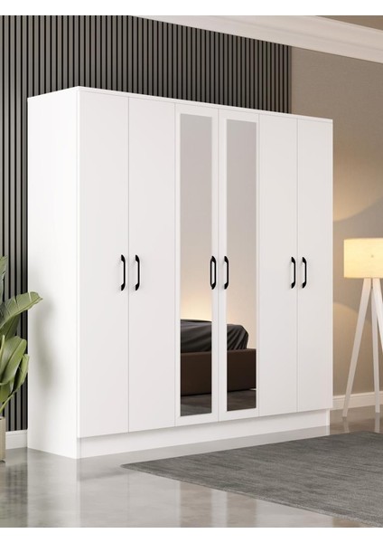 Kuzeylife Modena Aynalı Gardırop