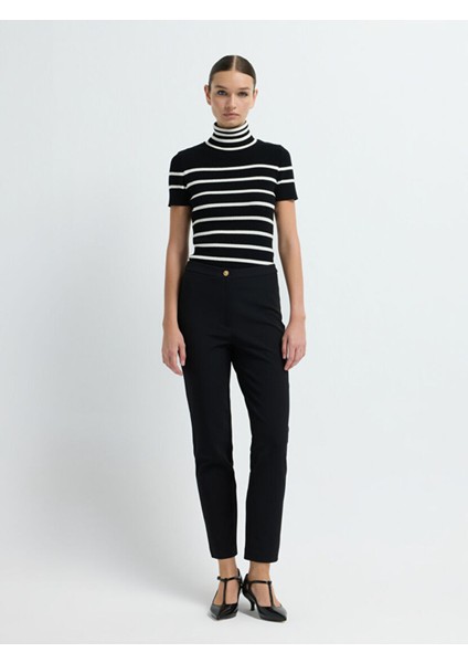 Dar Paça Pantolon Siyah 15345139001 fiyatları