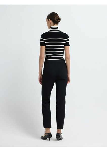 Dar Paça Pantolon Siyah 15345139001