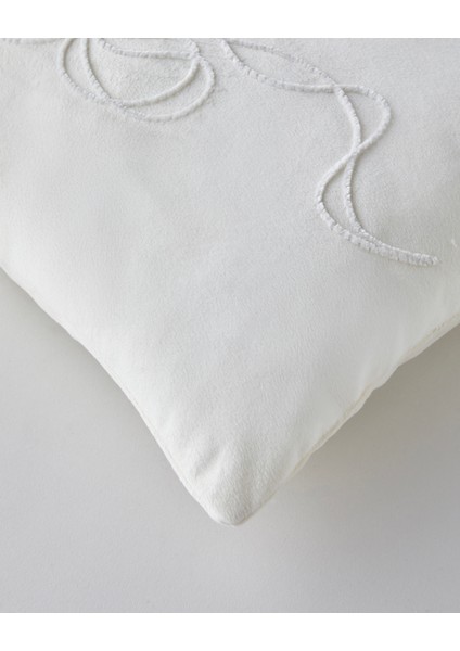 Lea Dolgulu Kırlent 35X55 cm Ekru modelleri