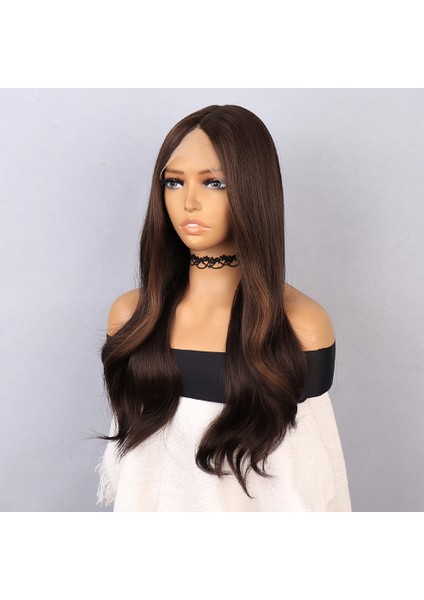 Kumral Dalgalı Işıltılı Tül Peruk modelleri