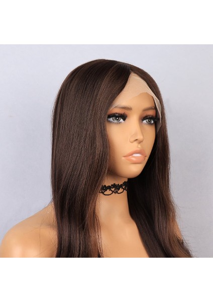 Kumral Dalgalı Işıltılı Tül Peruk fırsatları