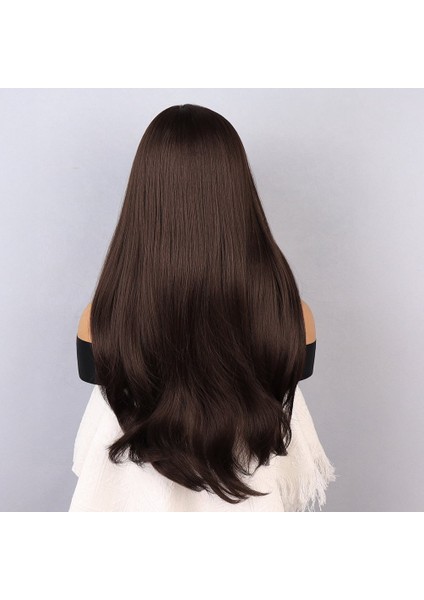 Kumral Dalgalı Işıltılı Tül Peruk indirimleri