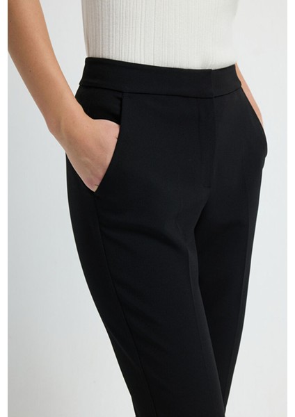 Paçası Yırtmaçlı Cepli Pantolon Siyah 15326539170 indirimleri