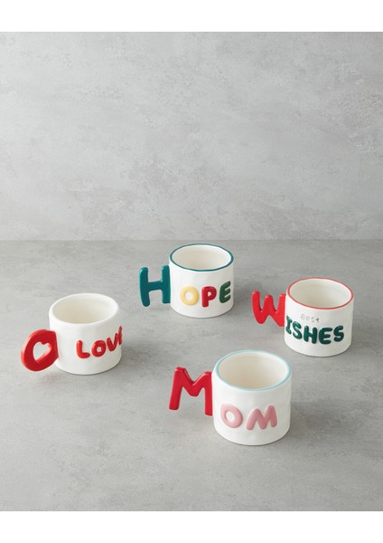 Hope More Stoneware Kupa 400 ml Renkli fırsatları