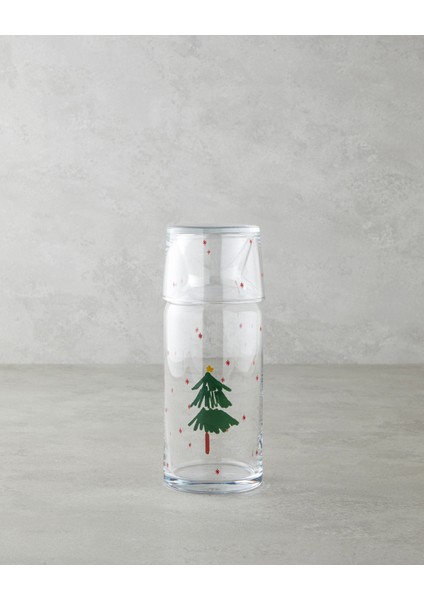 Winter Pine Cam Sürahi 700 ml + 220 ml Yeşil