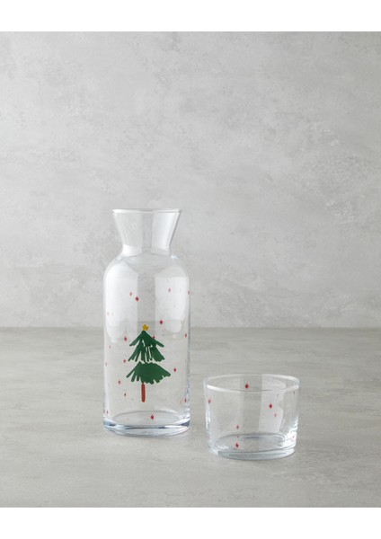 Winter Pine Cam Sürahi 700 ml + 220 ml Yeşil fiyatları