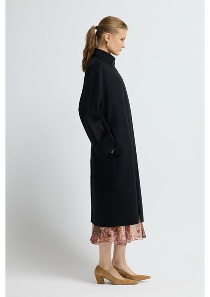 Kuşaklı Yün Karışımlı Kaban K.haki 13645489000 indirimleri