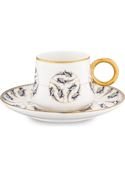 Grace 12 Parça 6 Kişilik Kahve Fincan Takımı Gold fırsatları