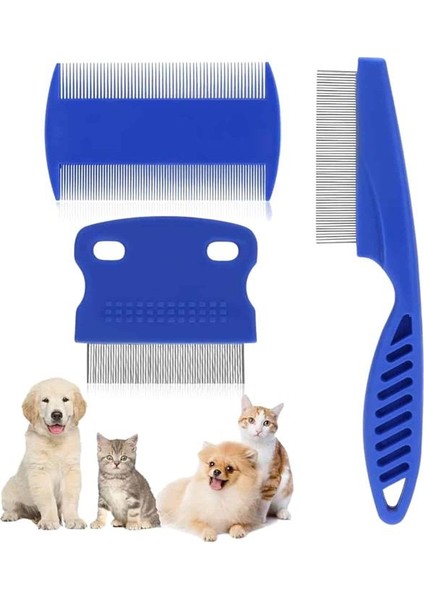 Evcil Hayvan Bit Tarağı Seti Paslanmaz Çelik Bıçaklı 4'lü Set - M391R207-K05391 indirimleri