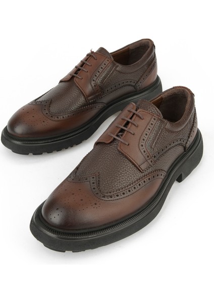 , Erkek Hakiki Deri Ayakkabı 1531007Z4205 Kahve indirimleri