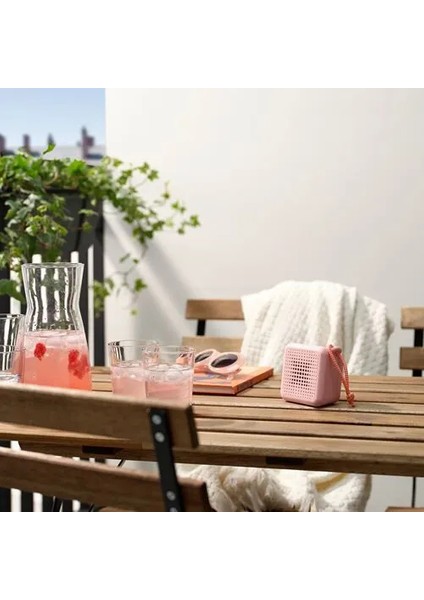 Vappeby Taşınabilir Bluetooth Hoparlör Pembe Su Geçirmez fiyatları