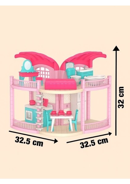 Bella’nın Sahil Evi-Bella’nın Pembe Kumsal Evi- 2 Katlı +3yaş Bebek Oyun Seti fiyatları