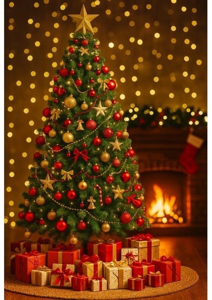 240 cm Yılbaşı Çam Ağacı | 770 Dal Lüks Çam Ağacı I | Metal Ayaklı Gür Dallı Noel Ağacı indirimleri