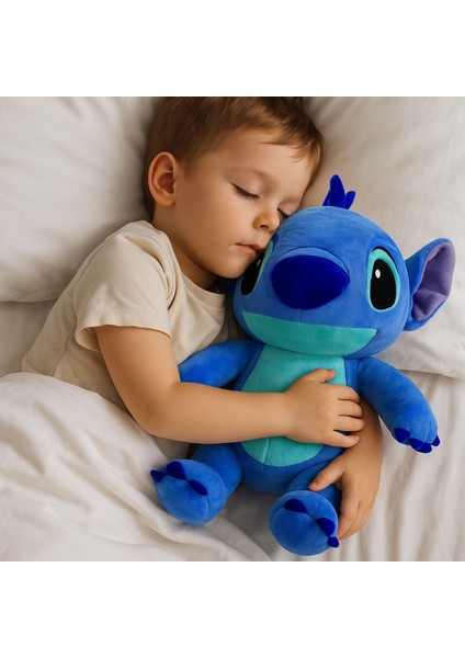 Sevimli Stitch-Kucak Dolusu Stitch-Uyku Dostu STITCH-60 cm Peluş Stitch-Büyük Boy