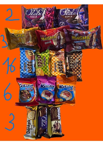 Karma Kek Paketi 30 Parça