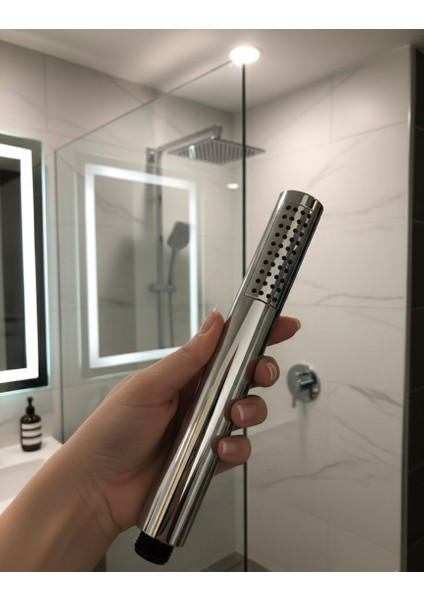 Tua Armatür Ankastre Duş Sistemi El Duşu Başlığı-Oval