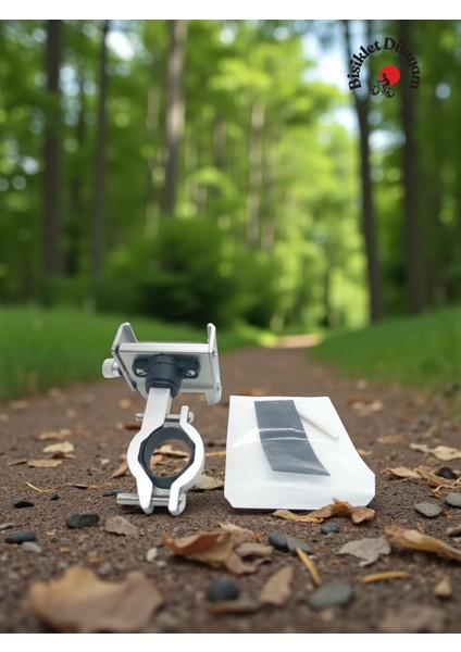 360° Dönebilen Bisiklet & Scooter Telefon Tutucu Gri Renkli modelleri