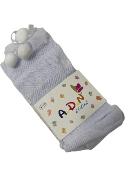 Ponpon Aksesuarlı Külotlu Çorap