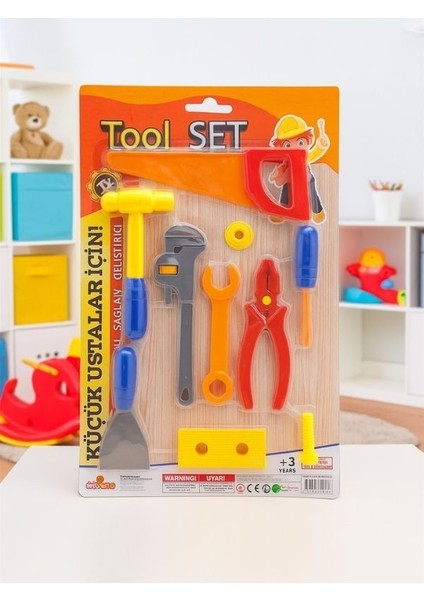 El Becerilerini Destekleyen Oyuncak Alet Seti-Küçük Ustalar İçin Renkli Oyuncak Tamir Seti-10 Parça fiyatları