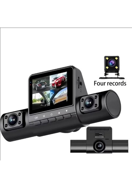 Full Hd 4 Kameralı Araç Içi Kamera - Geniş Açı, Yüksek Çözünürlüklü Araç Kamerası