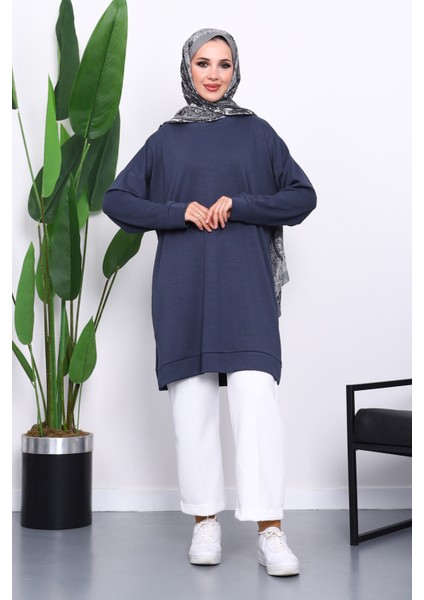 Antrasit Bisiklet Yaka Modal Tunik fiyatları