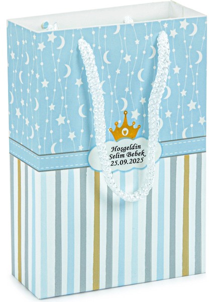 20 Adet Hediyelik 4'lü Mevlüt Seti - Isme Özel Etiketli - Çanta, Tesbih, Magnet, Yasin Kitabı - Mavi fırsatları