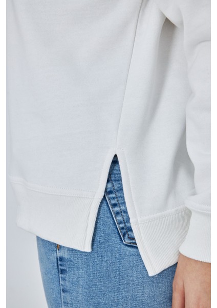 Yırtmaçlı Kapüşonlu Sweat indirimleri